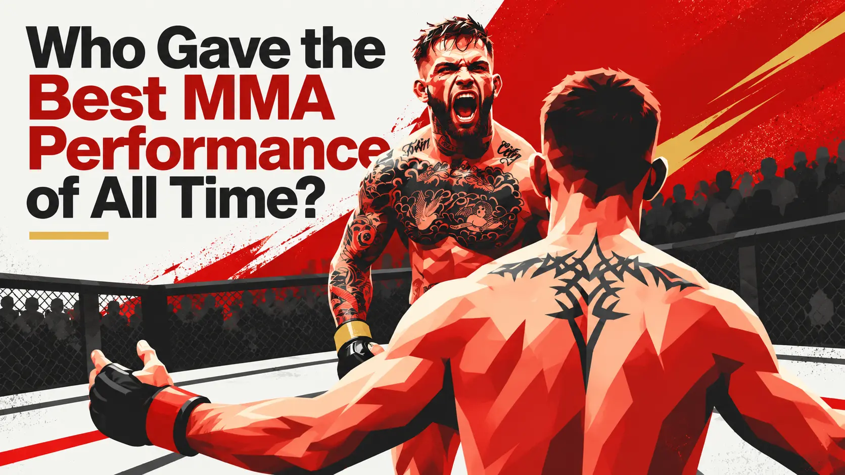 Featured illustration for Who Gave the Best MMA Performance of All Time?